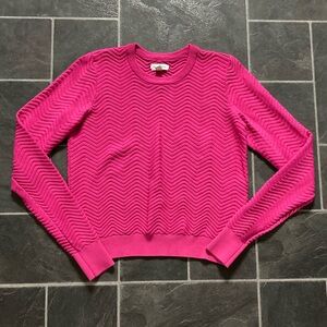 Frank & Oak vibrant crew neck textured sweater